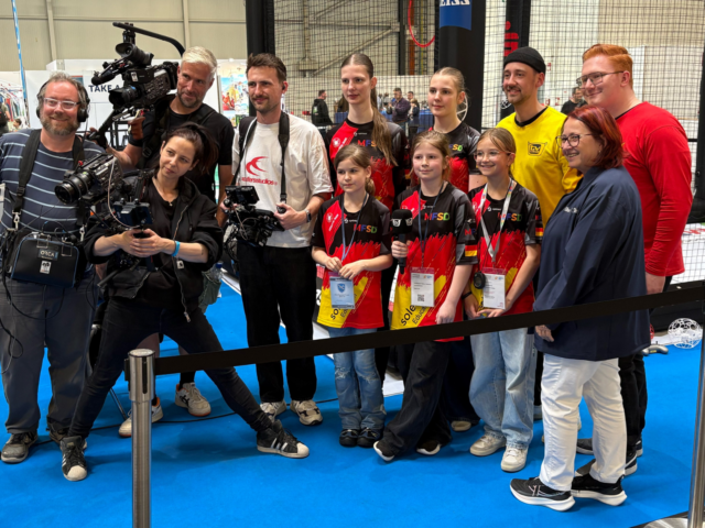 Drone-Soccer bei der Intermodellbau in Dortmund