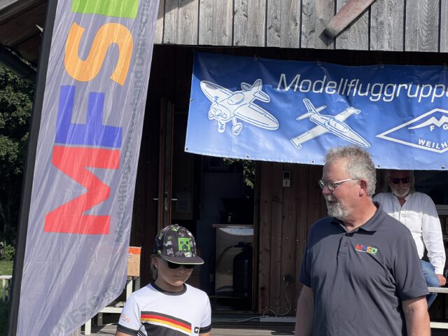 MFSD-Juniorpiloten-Abzeichen für Antonia Feigl